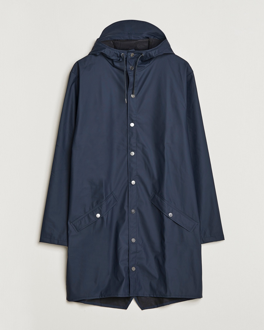 Herre | | RAINS | Long Jacket Navy