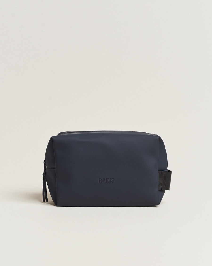 Herre | Toalettmapper | RAINS | Washbag Small Navy