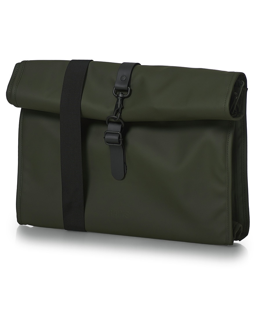 RAINS Rolltop Messenger Bag Green RAINS Rolltop Messenger Bag Green
