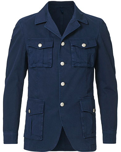  |  Cotton Gabardine Field Jacket Navy