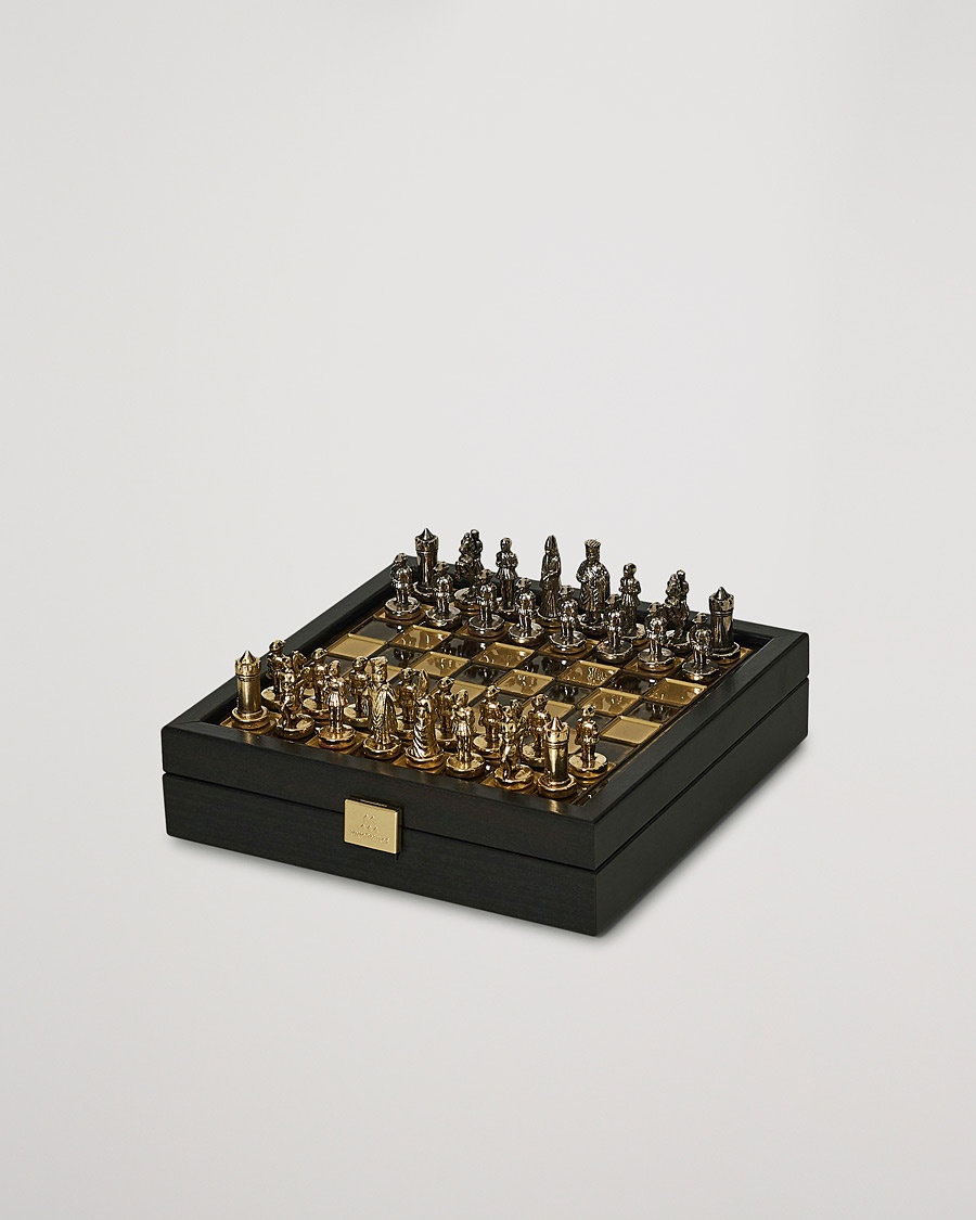 Manopoulos Byzantine Empire Chess Set Brown – Brun