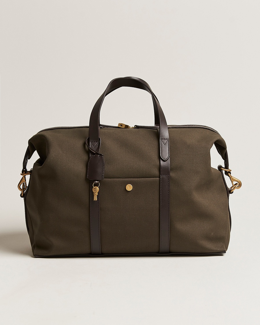Herre | Weekendbager | Mismo | M/S Avail 48h Nylon Weekendbag Army/Dark Brown