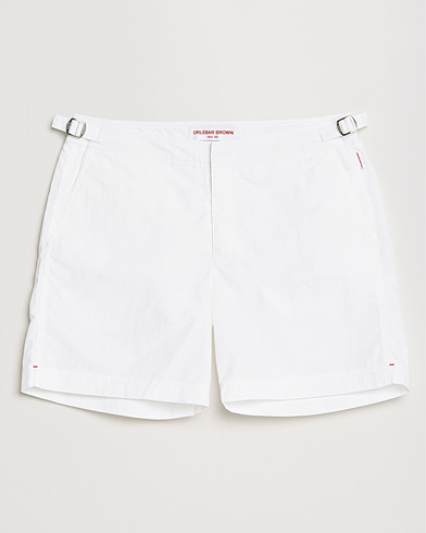 Herre | Dressede badeshorts | Orlebar Brown | Bulldog II Medium Length Swim Shorts White