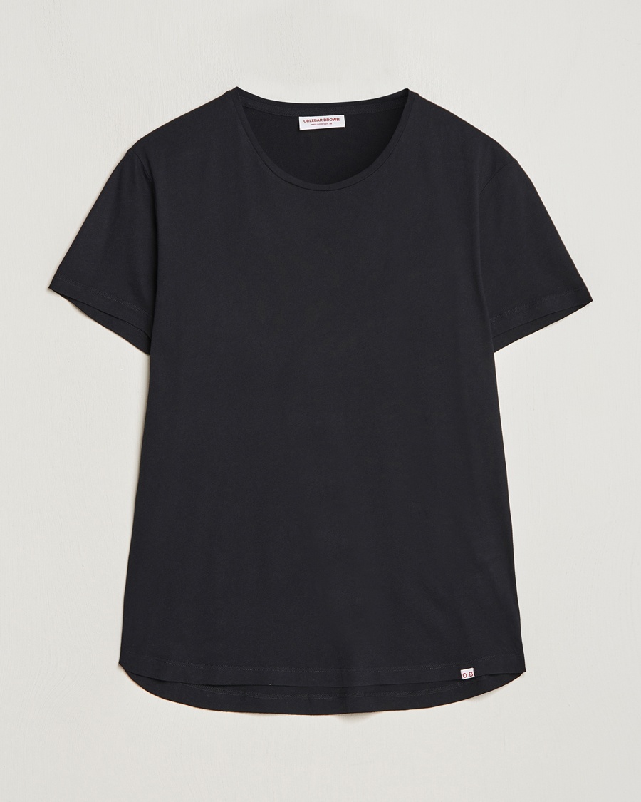Herre | Orlebar Brown | Orlebar Brown | OB Crew Neck Tee Black
