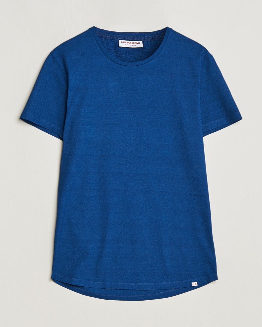 Herre | | Orlebar Brown | OB Crew Neck Tee Denim Pigment
