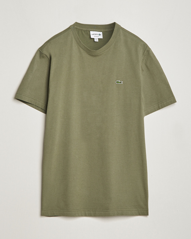 Herre | T-Shirts | Lacoste | Crew Neck Tee Army