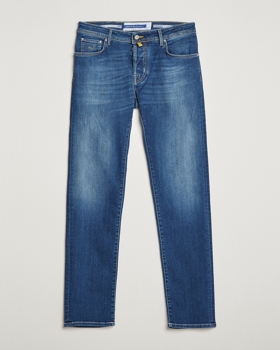 Herre | | Jacob Cohën | Nick 622 Slim Fit Stretch Jeans Stone Wash