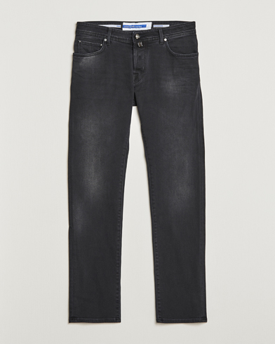 Herre | Svarte jeans | Jacob Cohën | Nick 622 Slim Fit Stretch Jeans Black Dark Stone