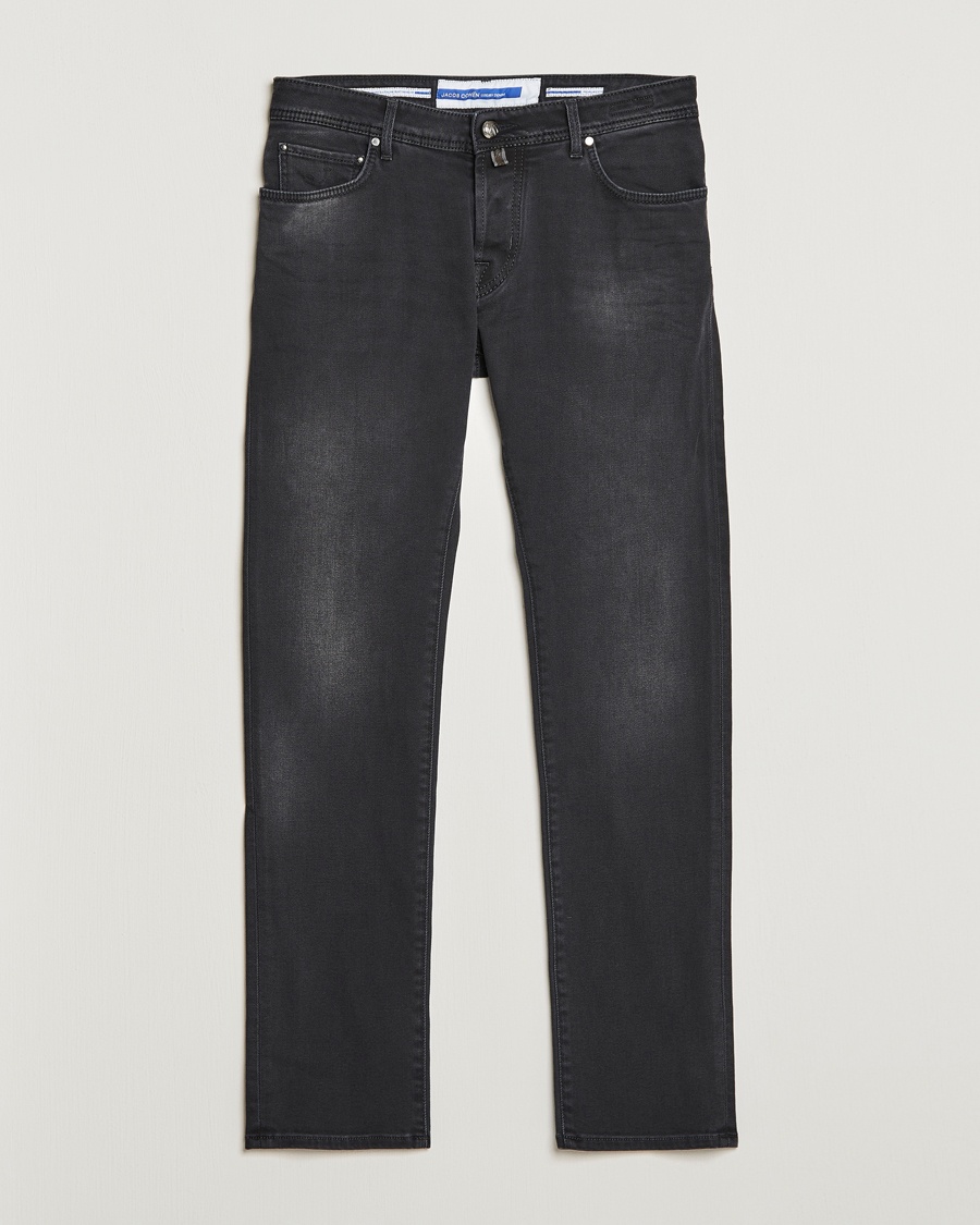 Jacob Cohën Nick 622 Slim Fit Stretch Jeans Black Dark Stone – Svart