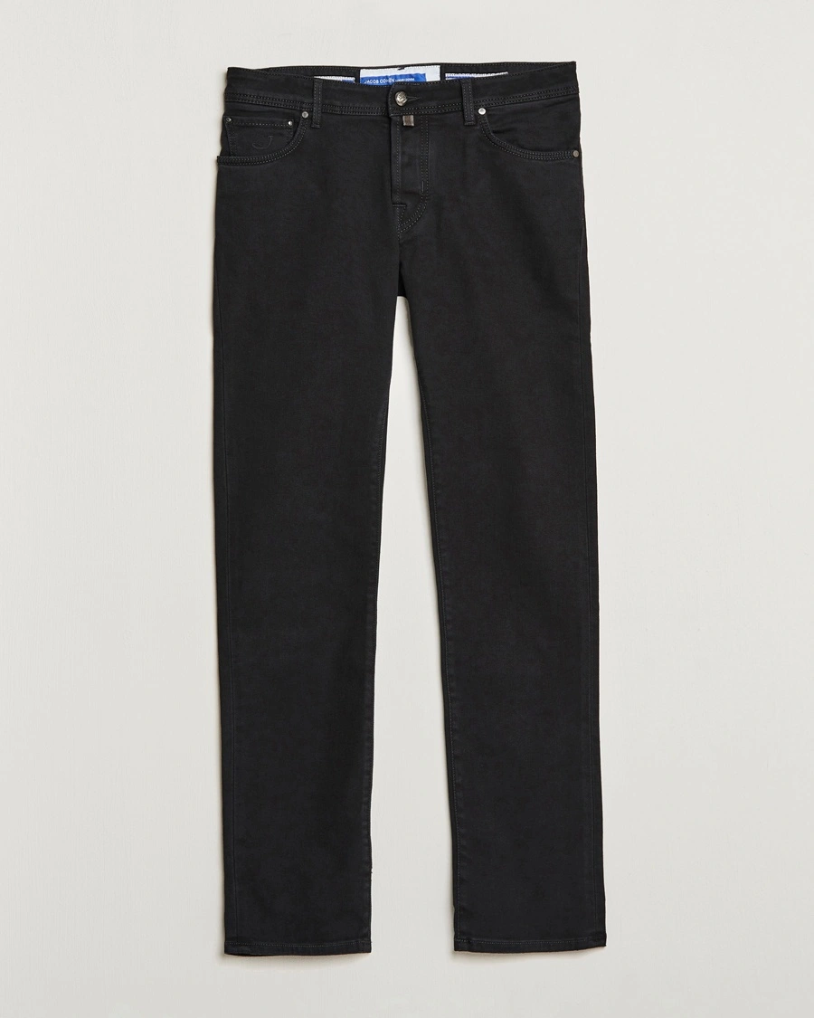 Herre | | Jacob Cohën | Nick 622 Slim Fit Stretch Jeans Black Dark Wash