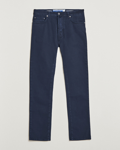 5-Pocket-Trouser |  Bard Garment Dyed Gabardine Trousers Navy