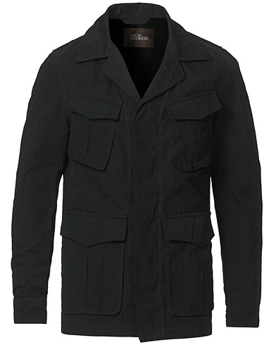  |  Wester Waxed Cotton Field Jacket Black