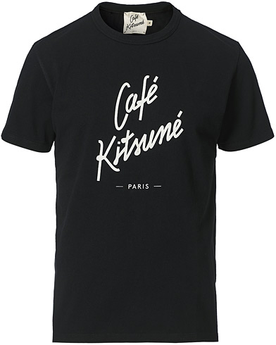 Herre | Café Kitsuné | Café Kitsuné | Crew T-Shirt Black