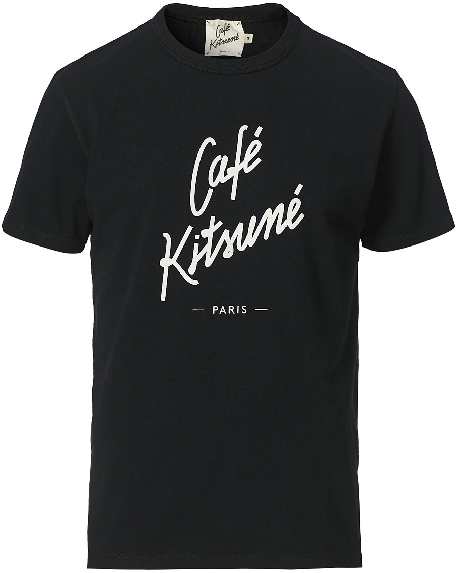 Café Kitsuné Crew T-Shirt Black Café Kitsuné Crew T-Shirt Black