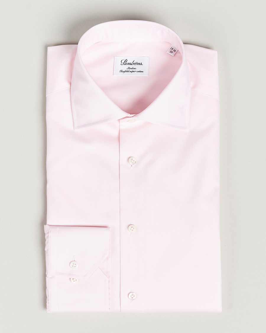 Herre | | Stenströms | Slimline Cut Away Shirt Pink