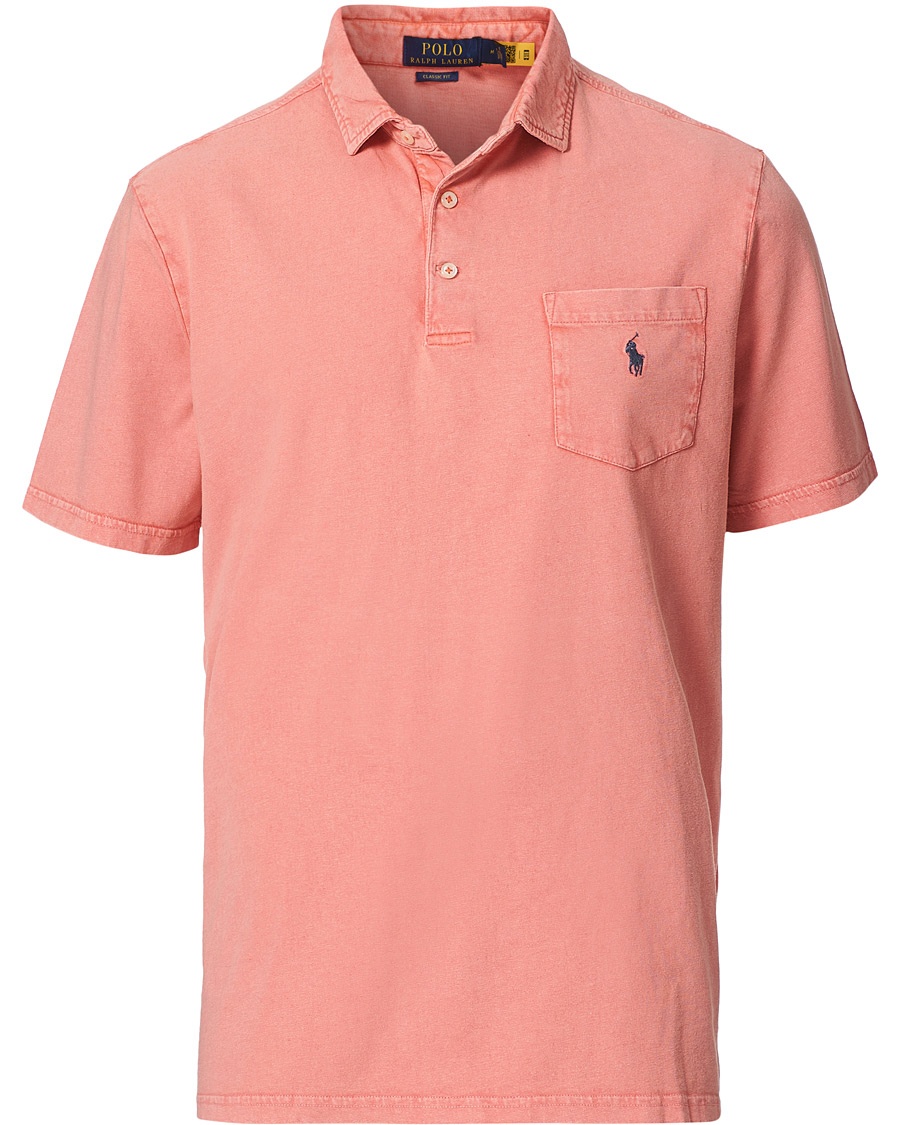Polo Ralph Lauren Cotton/Linen Pocket Polo Amalfi Red Polo Ralph Lauren Cotton/Linen Pocket Polo Amalfi Red