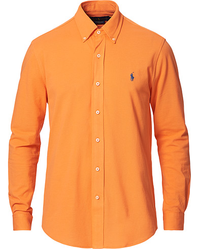 Pikèskjorte |  Featherweight Mesh Shirt May Orange