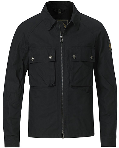  |  Hedger Dry Wax Overshirt Jacket Black