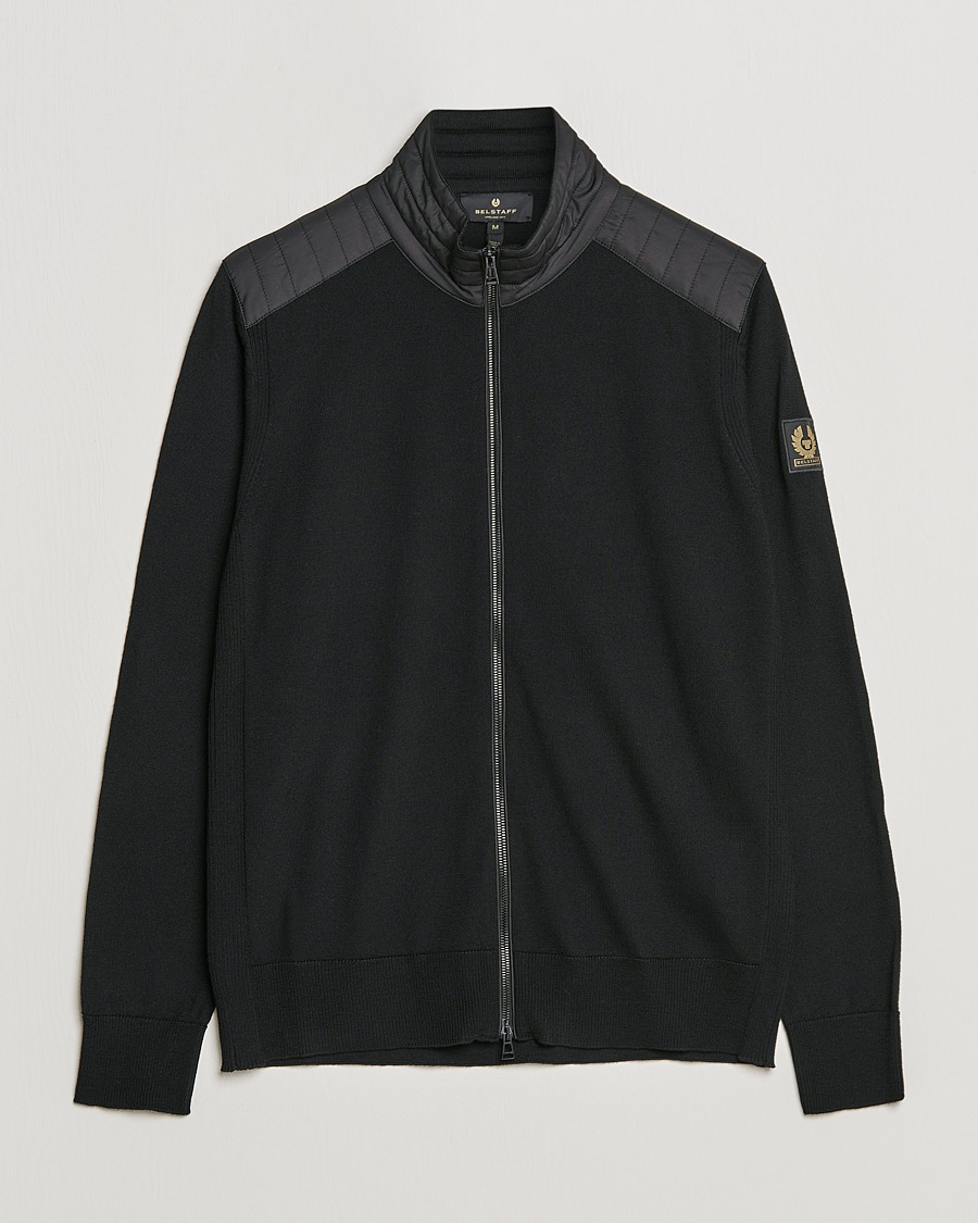 Herre | | Belstaff | Kelby Zip Cardigan Black
