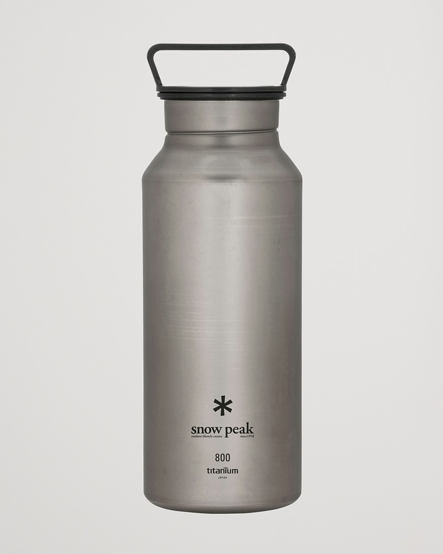 Snow Peak Aurora Bottle 800 Titanium – Sølv