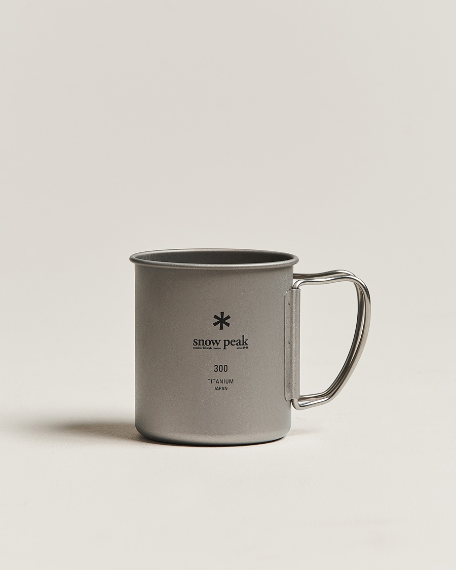 Snow Peak Single Wall Mug 300 Titanium – Sølv
