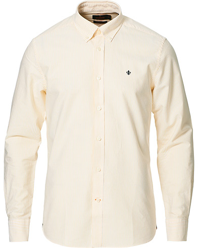 Herre |  | Morris | Douglas Striped Oxford Shirt Yellow