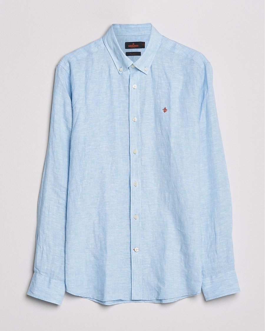 Morris Douglas Linen Shirt Light blue Morris Douglas Linen Shirt Light blue