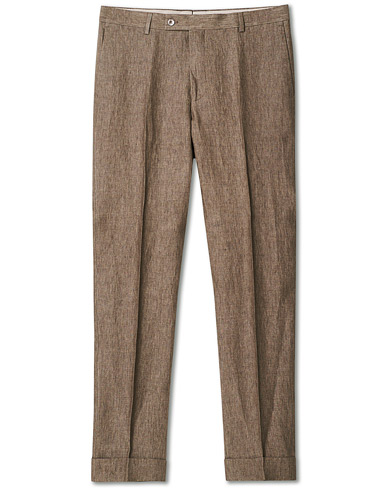 Herre |  | Morris Heritage | Jack Linen Suit Trousers Brown