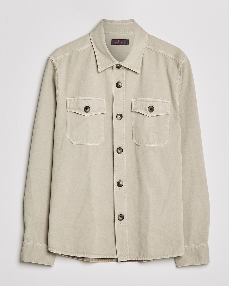 Morris Sanford Light Cotton Overshirt Beige Morris Sanford Light Cotton Overshirt Beige