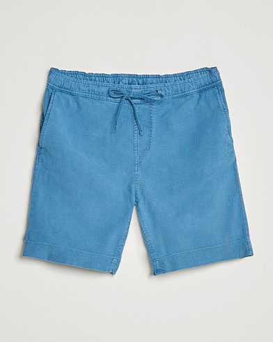 Herre | Linshorts | Morris | Winward Linen Drawstring Shorts Light Blue