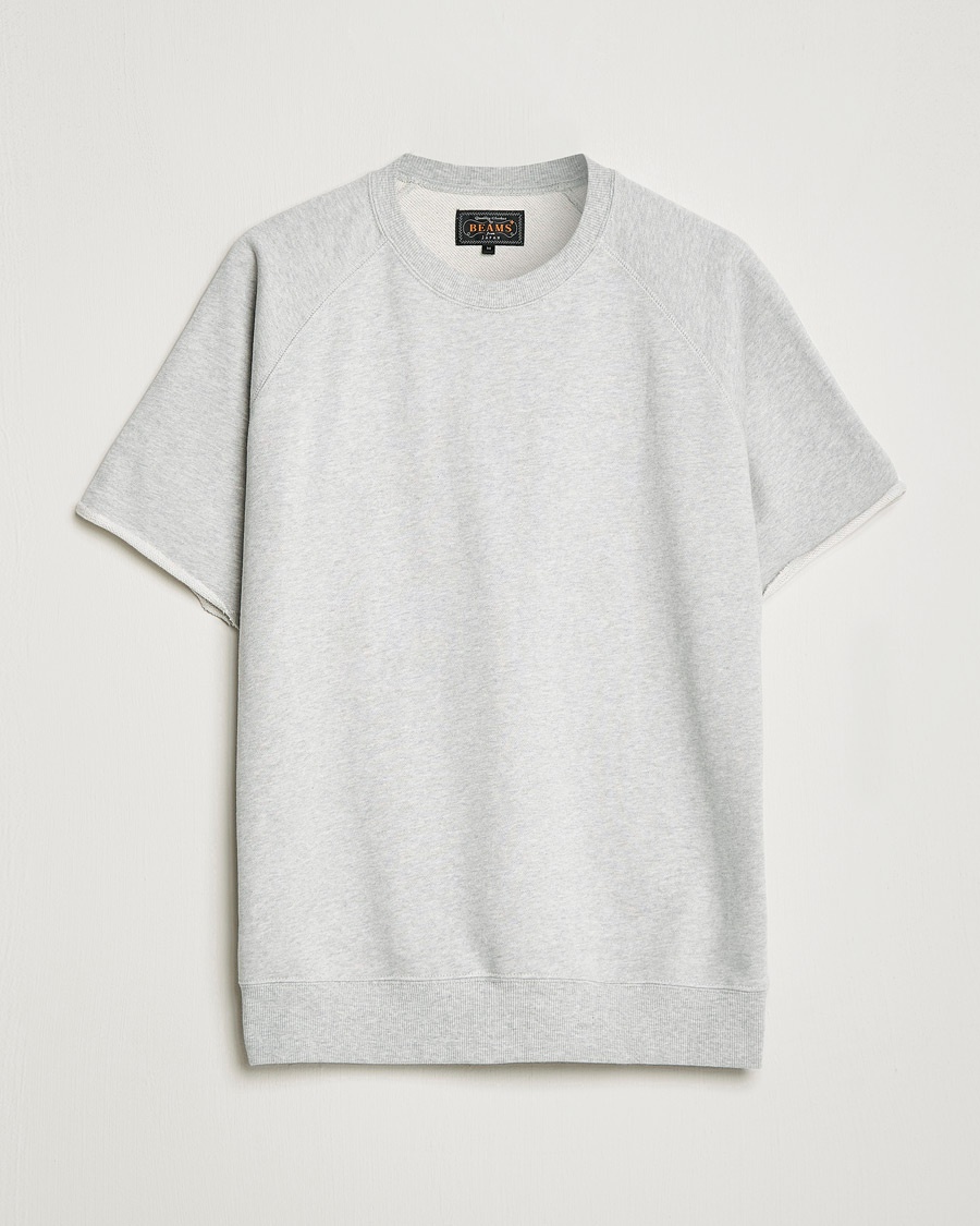 Herre | | BEAMS PLUS | Cut Off Sweatshirt Heather Grey