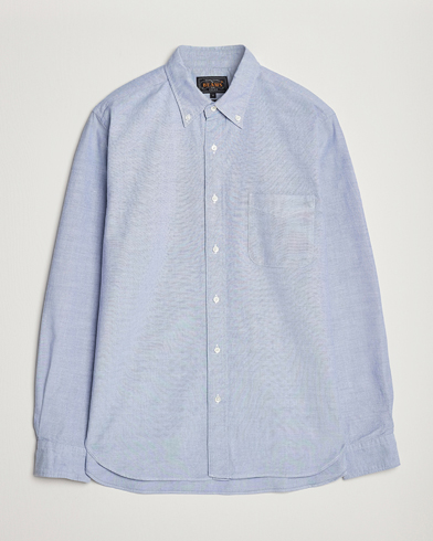 Herre |  | BEAMS PLUS | Oxford Button Down Shirt Light Blue