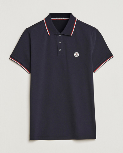 Luxury Brands |  Logo Tipped Polo Navy