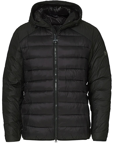 Barbour International Dulwich Hooded Quilted Jacket Black