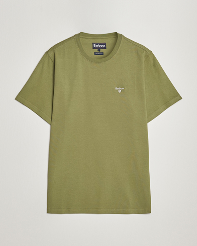 Herre |  | Barbour Lifestyle | Sports Crew Neck T-Shirt Burnt Olive