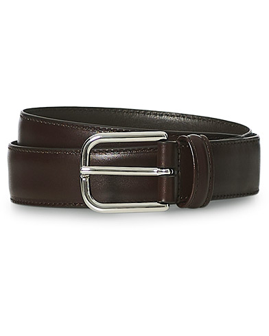 Herre | Glatt Belte | Anderson's | Leather Suit Belt Brown