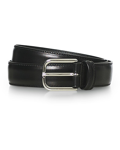 Herre | Umønstrede belter | Anderson's | Leather Suit Belt Black