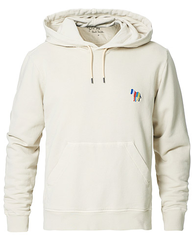  |  Embroidered Zebra Hoodie Off White