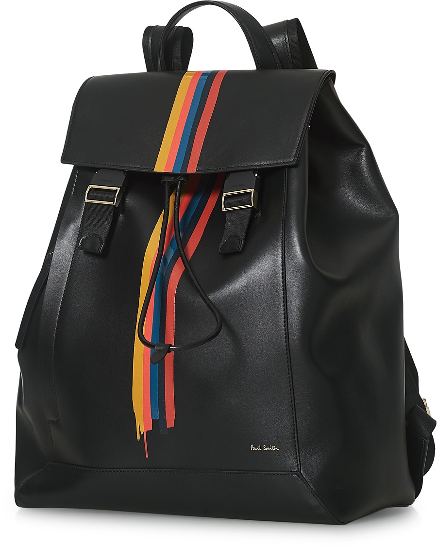 Paul Smith Calf Leather Backpack Black Paul Smith Calf Leather Backpack Black