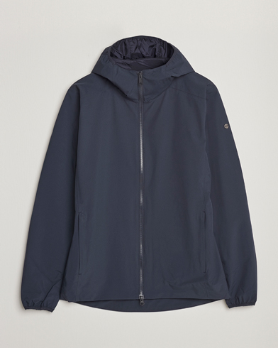 Herre | Casual jakker | Scandinavian Edition | Hood Waterproof Jacket Midnight Blue