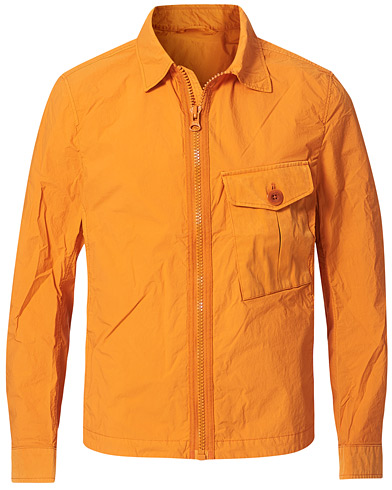  |  Garment Dyed Nylon Shirt Jacket Orange
