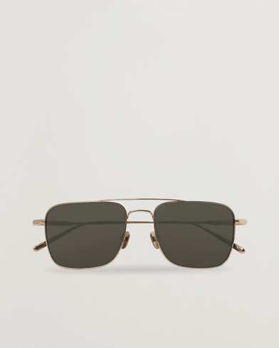 Herre | Firkantede solbriller | Brioni | BR0101S Sunglasses Gold/Grey