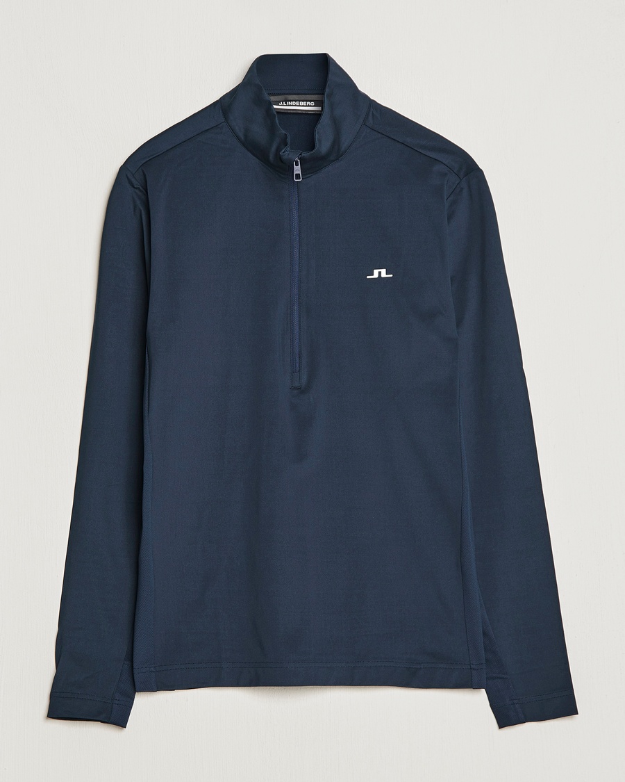 Herre | | J.Lindeberg | Luke Jersey Half Zip Navy