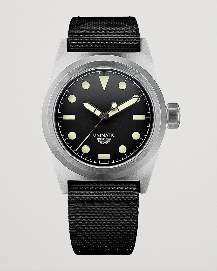 UNIMATIC Modello Due Field Watch – Svart