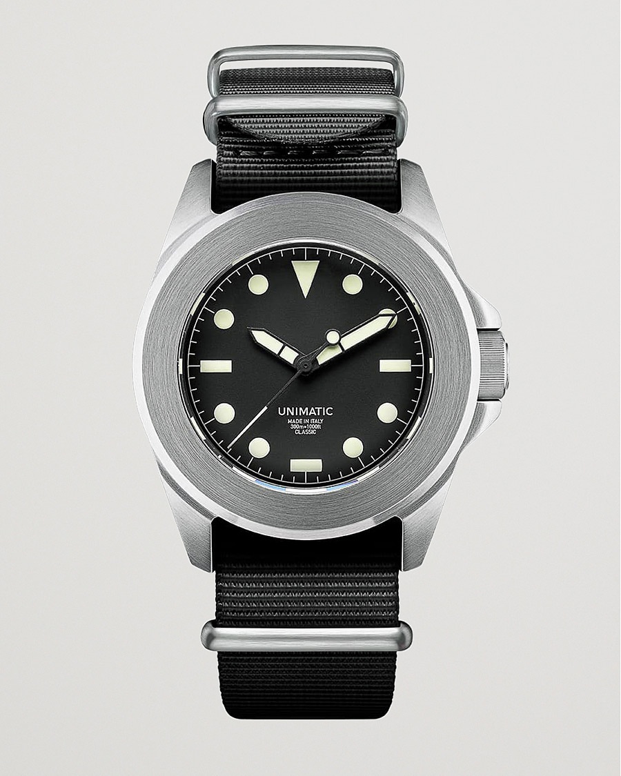 UNIMATIC Modello Quattro Military Watch – Svart