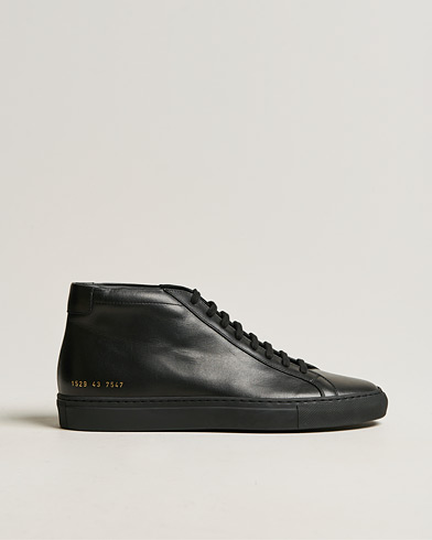 Herre | Sko | Common Projects | Original Achilles Leather High Sneaker Black