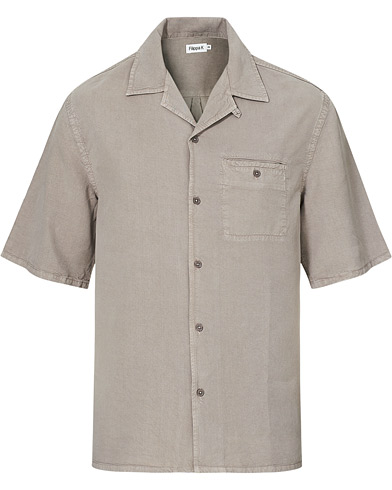 Herre | Kortermede skjorter | Filippa K | Charlie Tencel Shirt Light Taupe