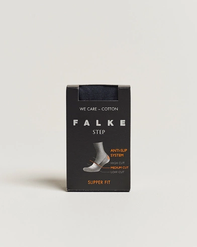 Herre | Sokker | Falke | Step In Box Loafer Sock Navy