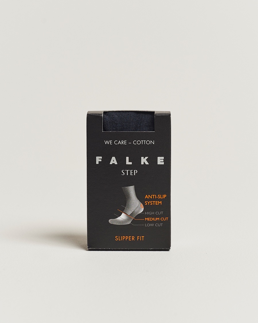 Falke Step In Box Loafer Sock Navy – Blå
