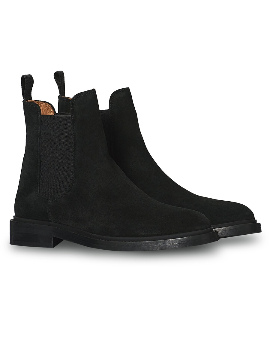 Herre | | A Day's March | Suede Chelsea Boot Black